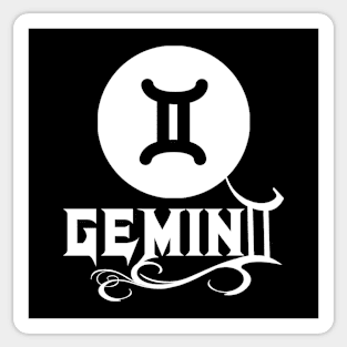 Gemini Star Sign Sticker